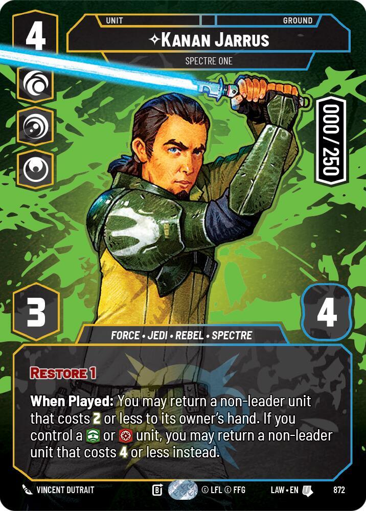 Kanan Jarrus - Spectre One (Serialized) [A Lawless Time] 872