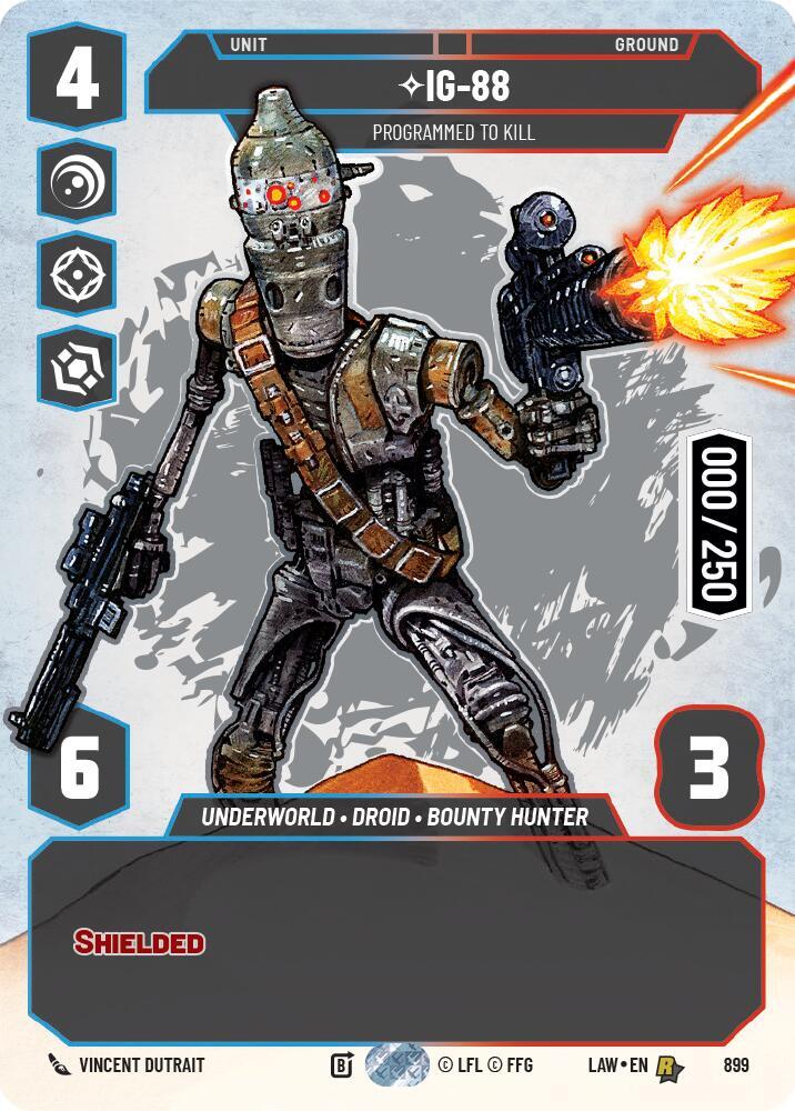 IG-88 - Programmed to Kill (Serialized) [A Lawless Time] 899