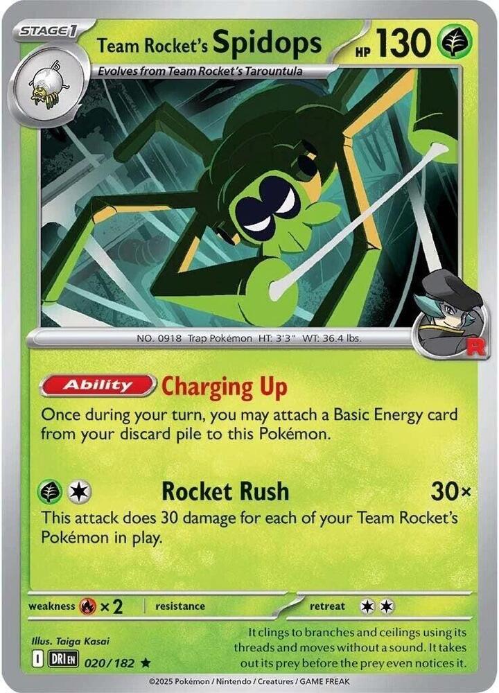 Team Rocket's Spidops - 020/182 [Deck Exclusives] 020/182