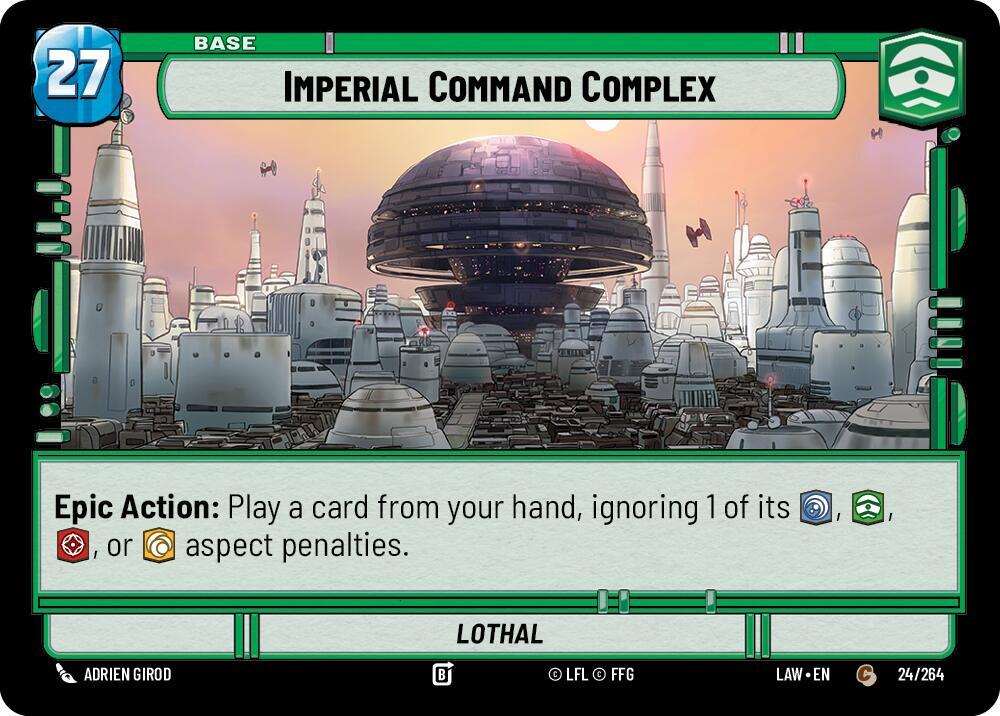 Imperial Command Complex // Experience [A Lawless Time] 24 // T02
