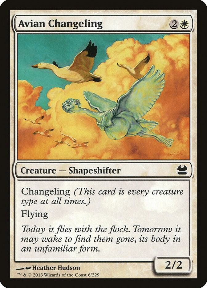Avian Changeling [Modern Masters] 6