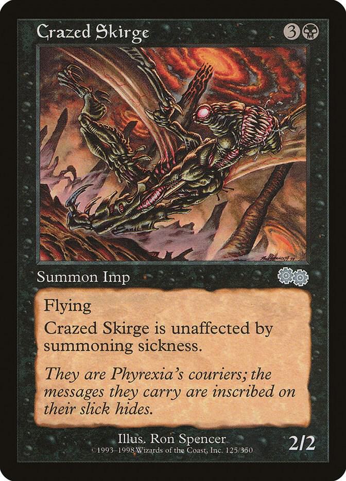 Crazed Skirge [Urza's Saga] 125