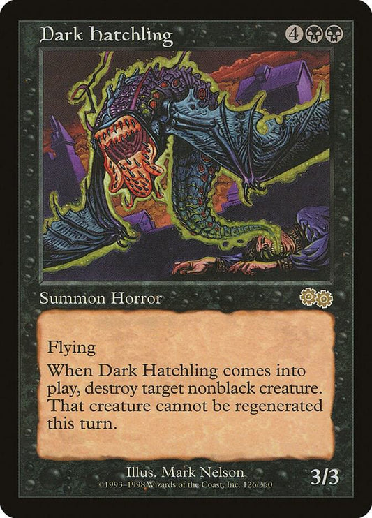 Dark Hatchling [Urza's Saga] 126