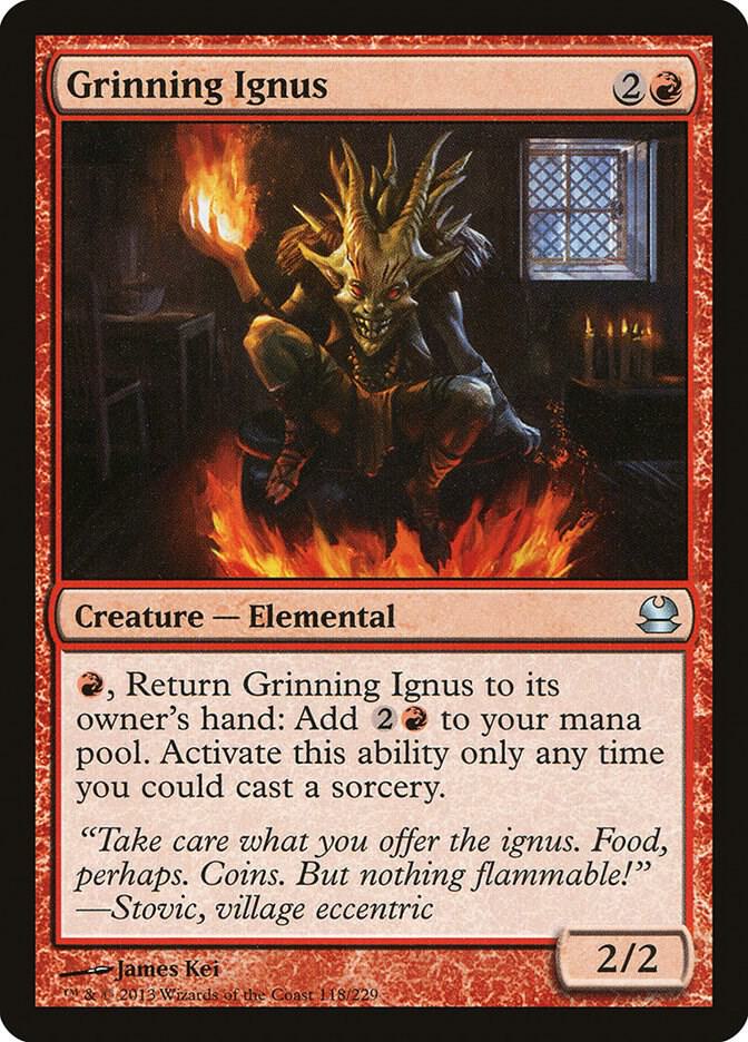 Grinning Ignus [Modern Masters] 118