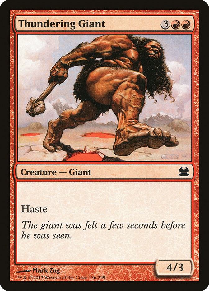 Thundering Giant [Modern Masters] 136