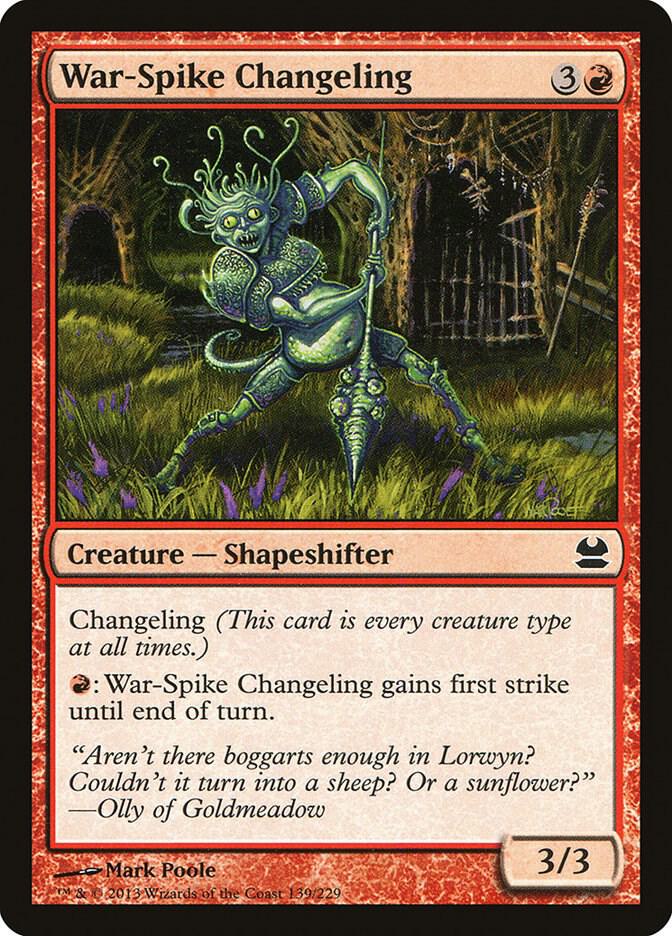 War-Spike Changeling [Modern Masters] 139