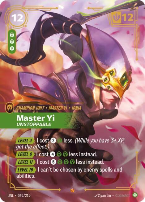 Master Yi - Unstoppable [Unleashed] 059/219
