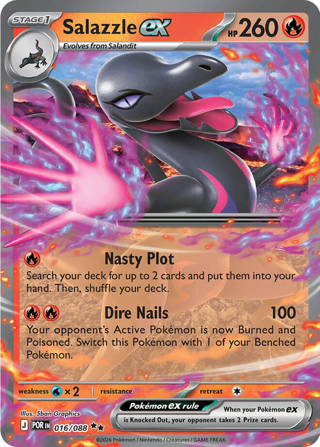 Salazzle ex - 016/088 [ME03: Perfect Order] 016/088
