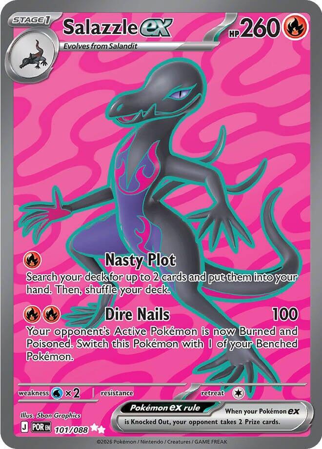 Salazzle ex - 101/088 [ME03: Perfect Order] 101/088