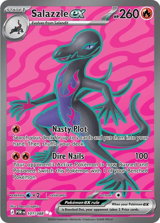 Salazzle ex - 101/088 [ME03: Perfect Order] 101/088
