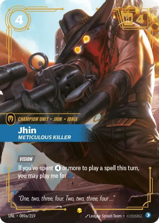 Jhin - Meticulous Killer (Alternate Art) [Unleashed] 089a/219