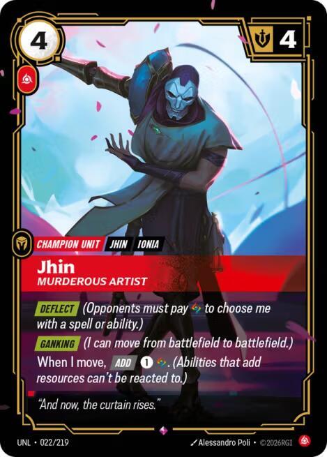 Jhin - Murderous Artist [Unleashed] 022/219