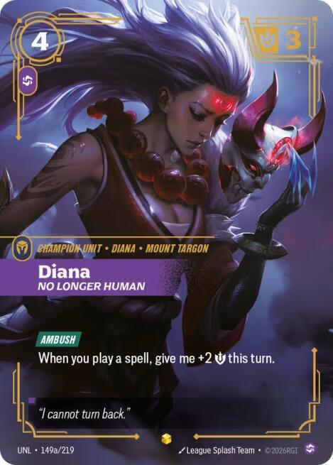 Diana - No Longer Human (Alternate Art) [Unleashed] 149a/219