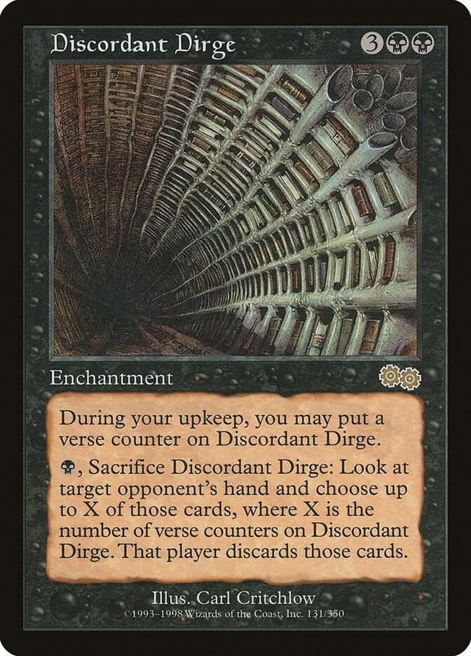 Discordant Dirge [Urza's Saga] 131