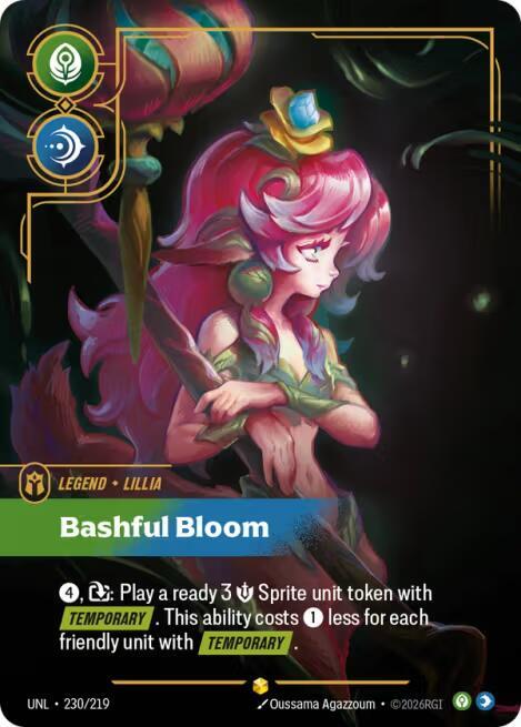 Lillia, Bashful Bloom (Overnumbered) [Unleashed] 230/219
