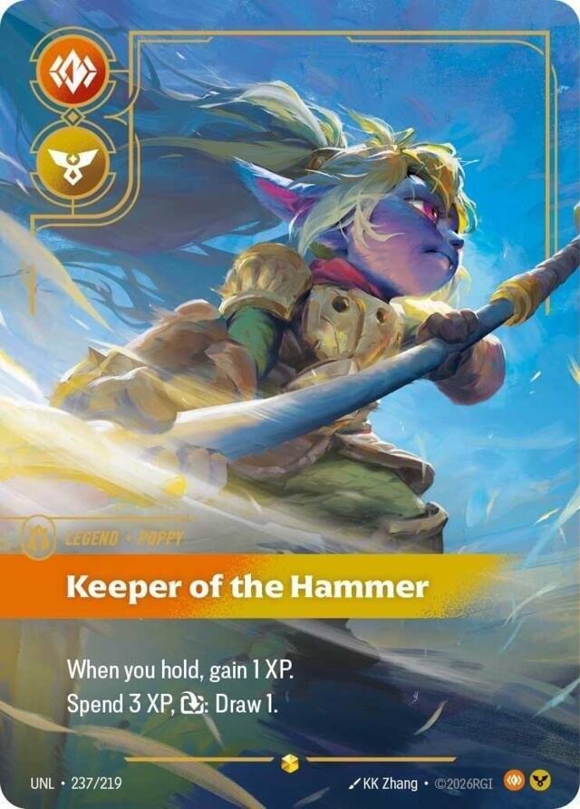 Poppy, Keeper of the Hammer (Overnumbered) [Unleashed] 237/219
