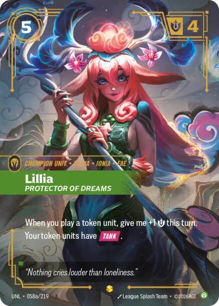Lillia, Protector of Dreams (Alternate Art) [Unleashed] 058a/219