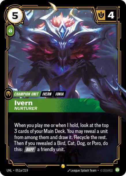 Ivern - Nurturer (Alternate Art) [Unleashed] 051a/219