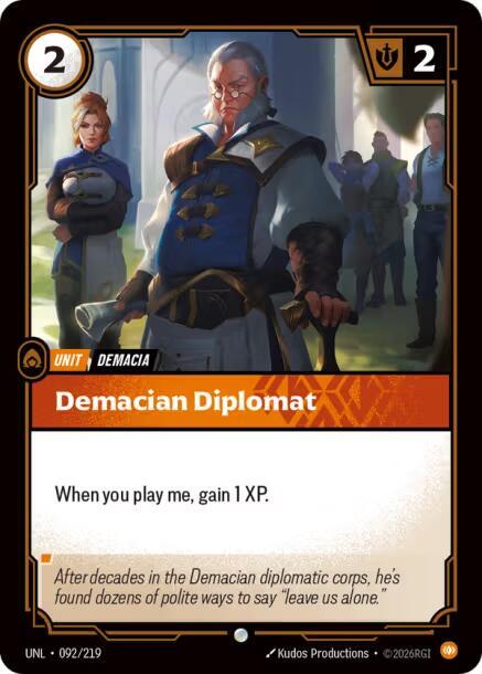 Demacian Diplomat [Unleashed] 092/219