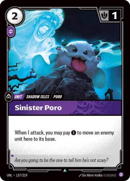 Sinister Poro [Unleashed] 137/219