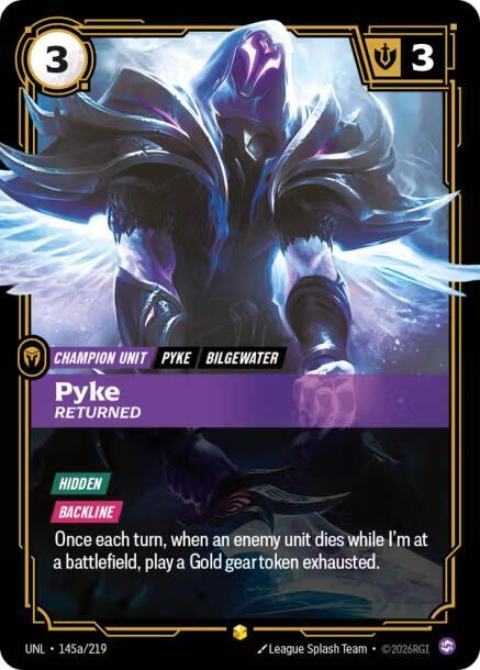 Pyke - Returned (Alternate Art) [Unleashed] 145a/219