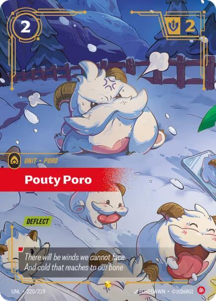 Pouty Poro (Overnumbered) [Unleashed] 220/219