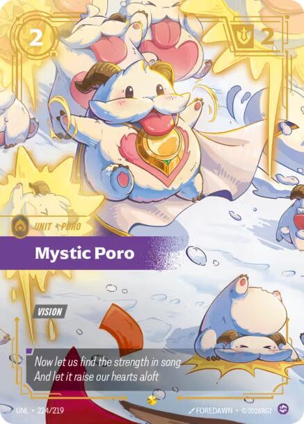 Mystic Poro (Overnumbered) [Unleashed] 224/219