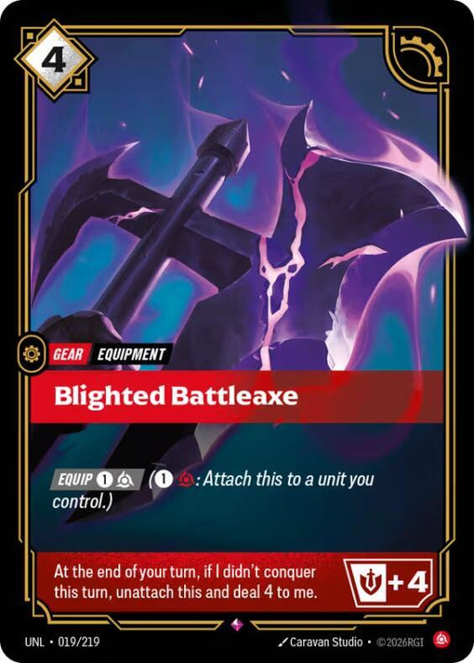 Blighted Battleaxe [Unleashed] 019/219