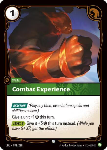 Combat Experience [Unleashed] 031/219