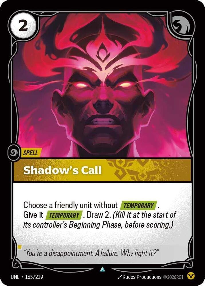 Shadow's Call [Unleashed] 165/219