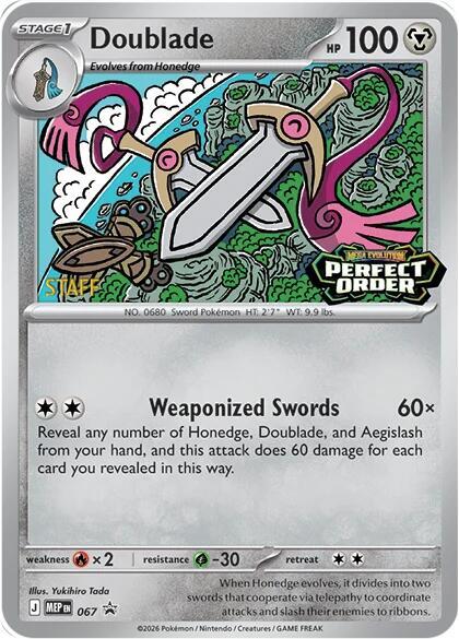 Doublade - 067 [Staff] [ME: Mega Evolution Promo] 067
