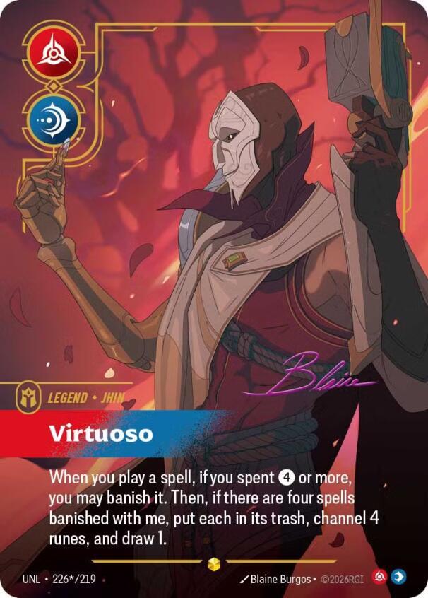 Jhin - Virtuoso (Signature) [Unleashed] 226*/219