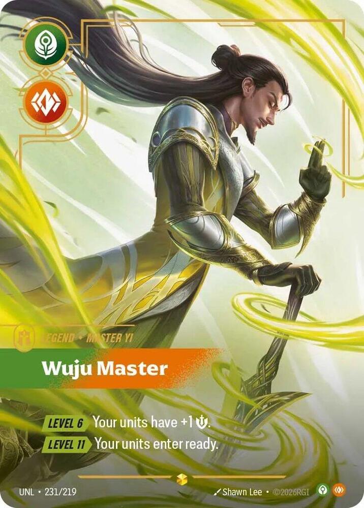 Master Yi, Wuju Master (Overnumbered) [Unleashed] 231/219