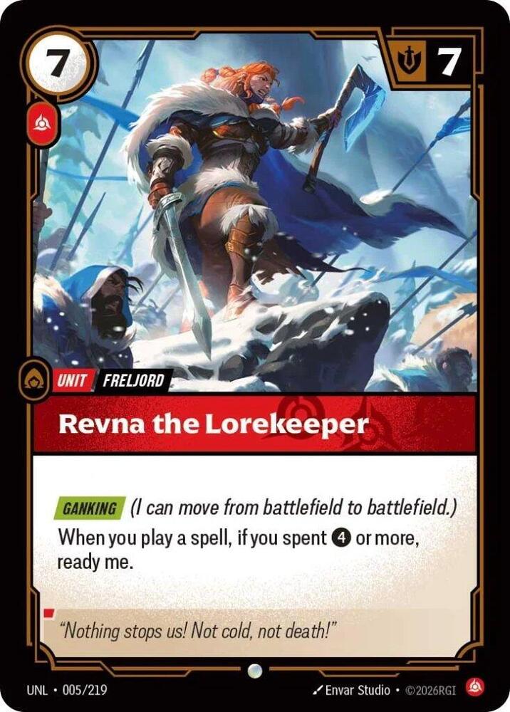 Revna the Lorekeeper [Unleashed] 005/219