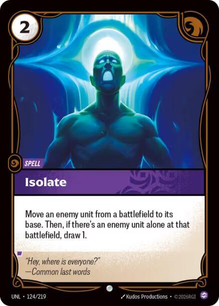 Isolate [Unleashed] 124/219