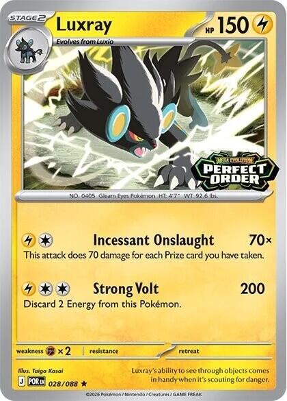 Luxray (Perfect Order Stamped) [Miscellaneous Cards & Products] 028/088