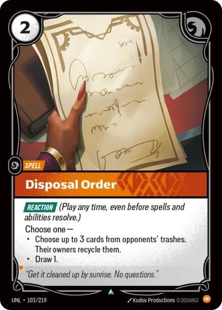 Disposal Order [Unleashed] 103/219
