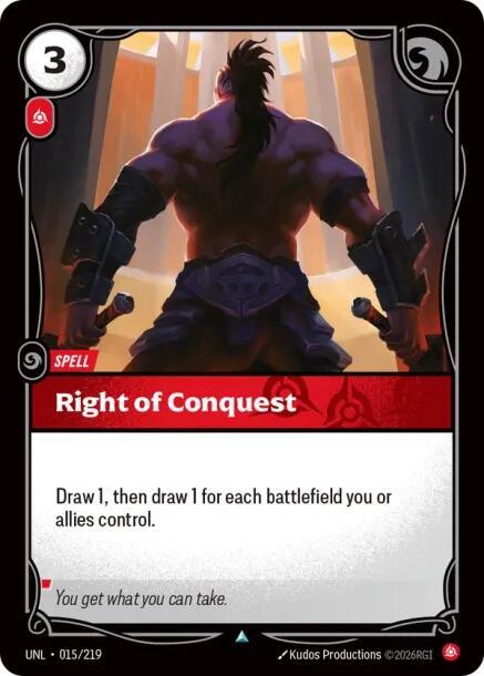 Right of Conquest [Unleashed] 015/219