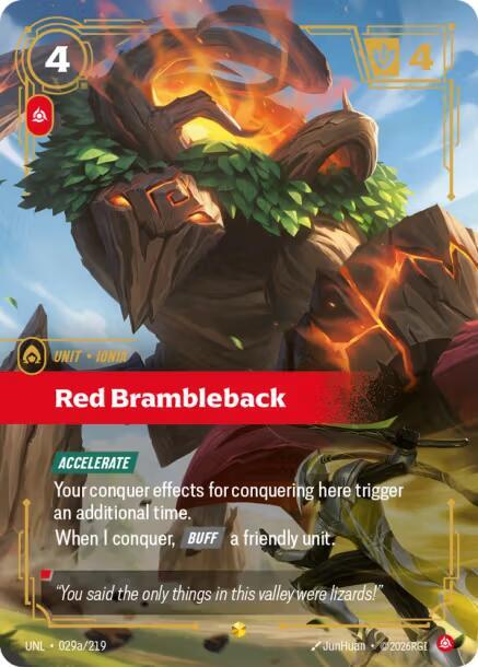 Red Brambleback (Alternate Art) [Unleashed] 029a/219