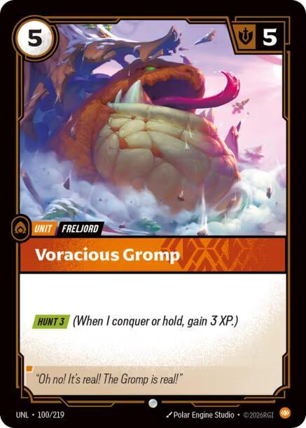 Voracious Gromp [Unleashed] 100/219