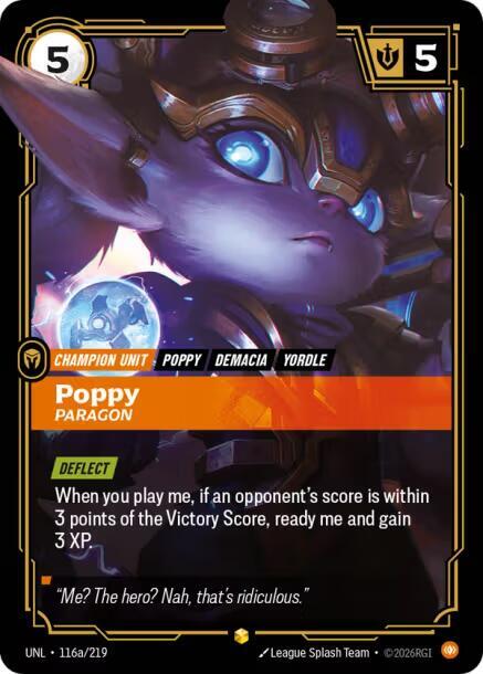 Poppy - Paragon (Alternate Art) [Unleashed] 116a/219