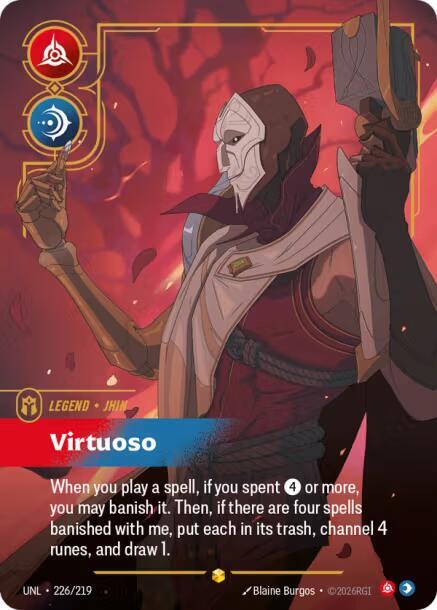 Jhin - Virtuoso (Overnumbered) [Unleashed] 226/219