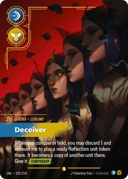 LeBlanc, Deceiver (Overnumbered) [Unleashed] 235/219