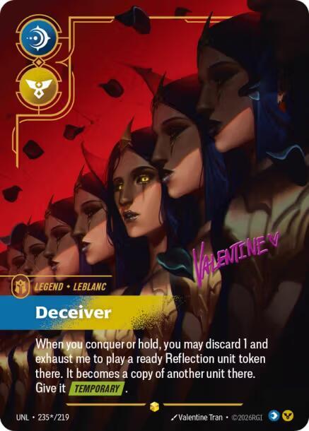 LeBlanc - Deceiver (Signature) [Unleashed] 235*/219