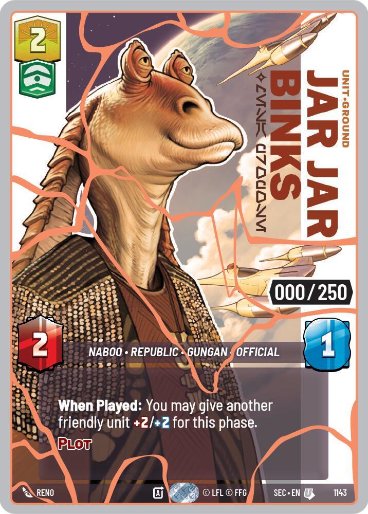 Jar Jar Binks - Mesa Propose (Serialized) (Rose Gold) [Secrets of Power] 1143