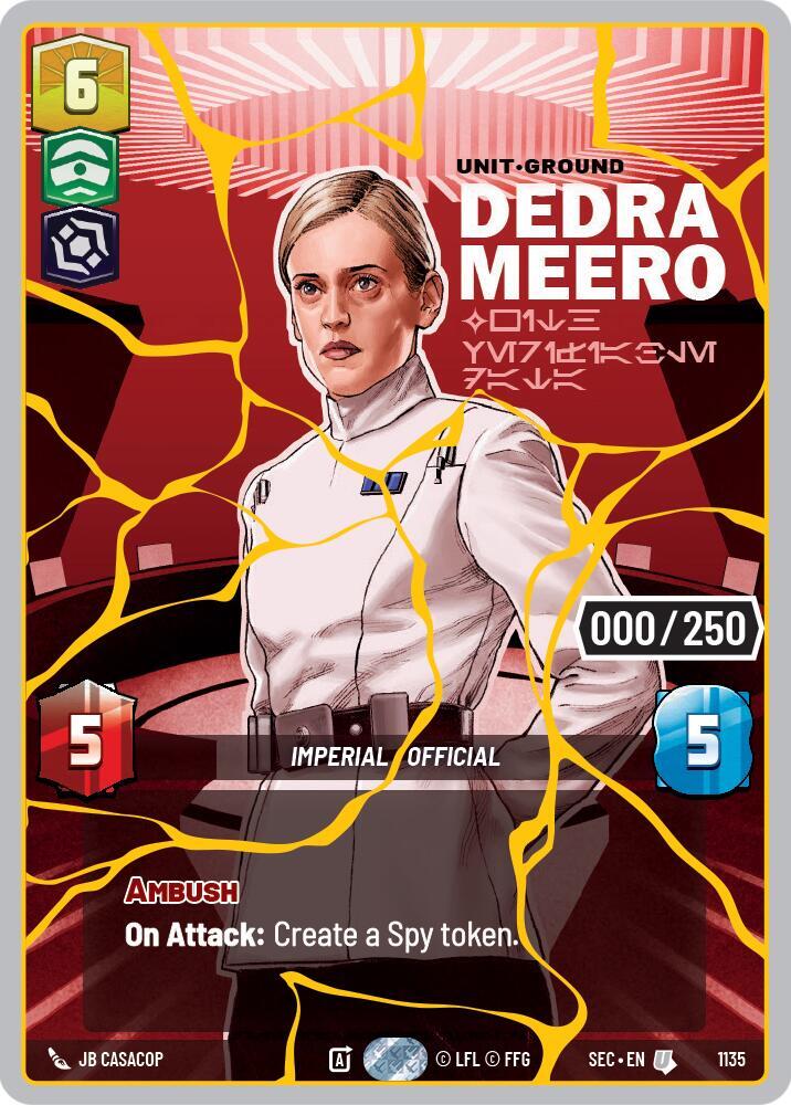 Dedra Meero - With Verifiable Data (Serialized) (Gold) [Secrets of Power] 1135