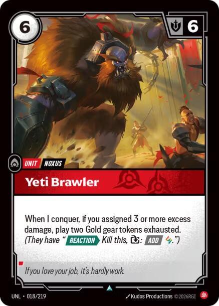 Yeti Brawler [Unleashed] 018/219