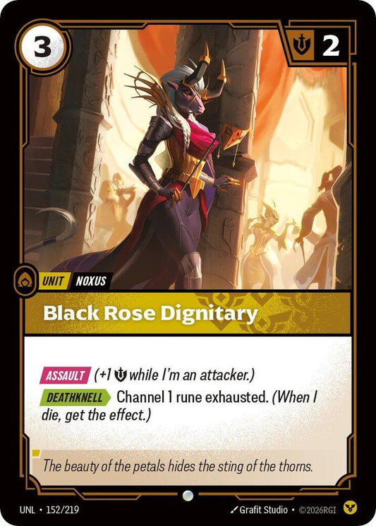 Black Rose Dignitary [Unleashed] 152/219