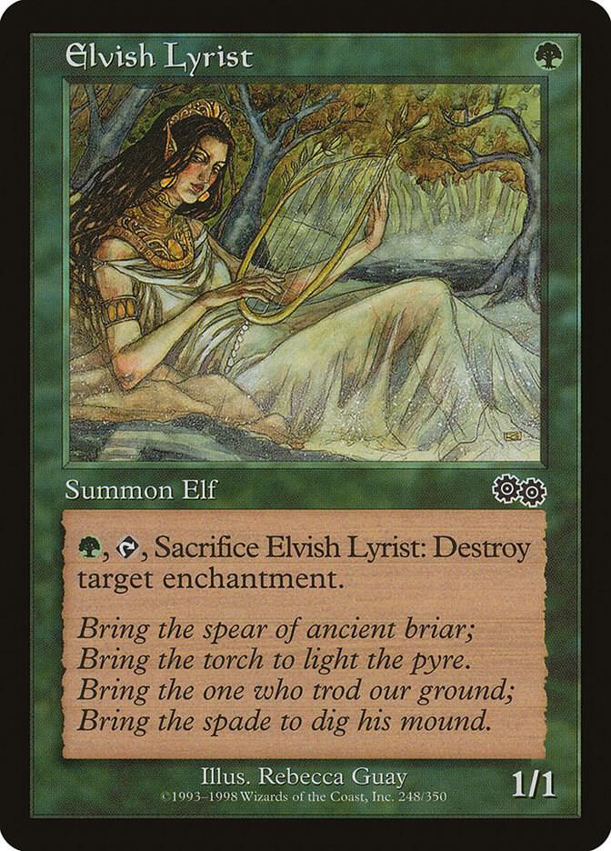 Elvish Lyrist [Urza's Saga] 248