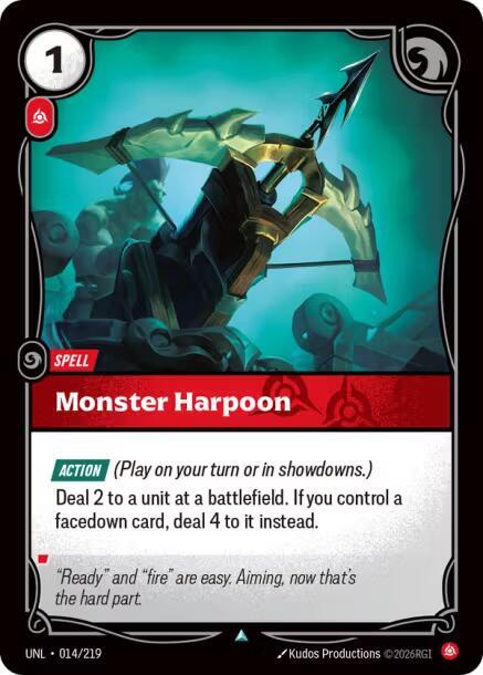 Monster Harpoon [Unleashed] 014/219
